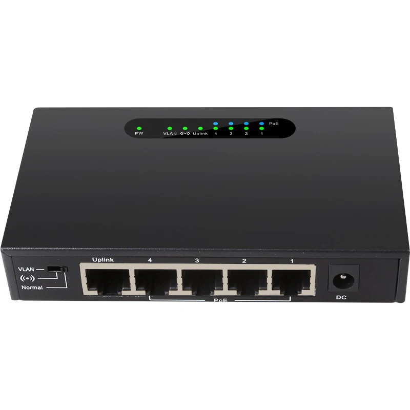 Фото 5 порты и разъёмы POE сетевые коммутатор Ethernet с 4 Splitter IEEE 802 3 af/at 48 В | Сетевые коммутаторы (32971767650)