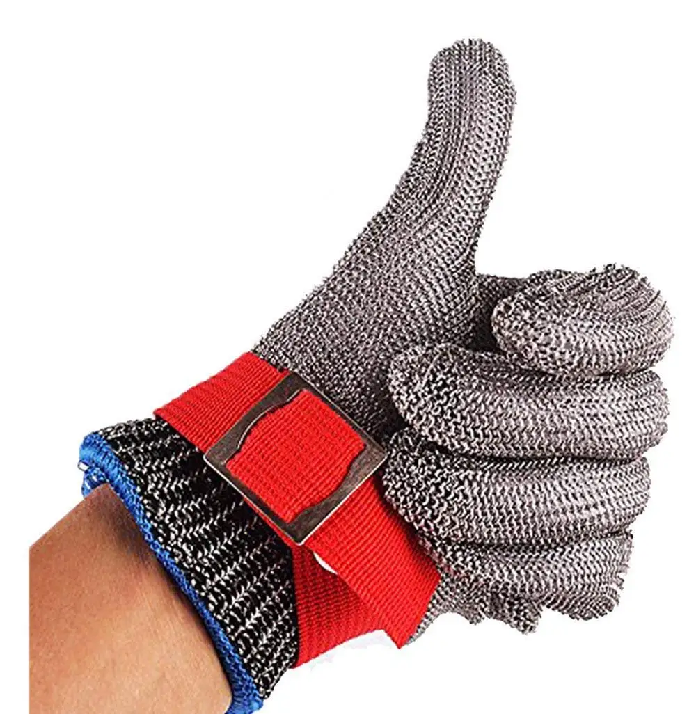 Safety Glove 10pcs/lot Stainless Cut Resistant Proof Gloves Butcher Equipment Tools Meat Processing Protective Gloves Red Size L
Safety Glove 10pcs/lot Stainless Cut Resistant Proof Gloves Butcher Equipment Tools Meat Processing Protective Gloves Red Size L