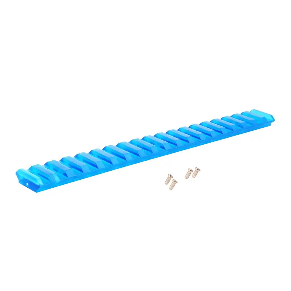 Worker Mod Tactical Picatinny Rail Flat Rail Stick Screw Color Blue Transparent for Nerf Modify Toy
Worker Mod Tactical Picatinny Rail Flat Rail Stick Screw Color Blue Transparent for Nerf Modify Toy