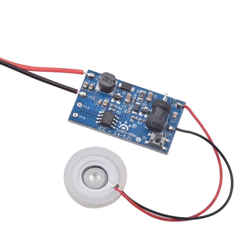 16mm 110KHz Ultrasonic Humidifier Mist Maker USB Ceramic Atomizer Transducer Humidified Plate Accessories + PCB Module D16mm
16mm 110KHz Ultrasonic Humidifier Mist Maker USB Ceramic Atomizer Transducer Humidified Plate Accessories + PCB Module D16mm