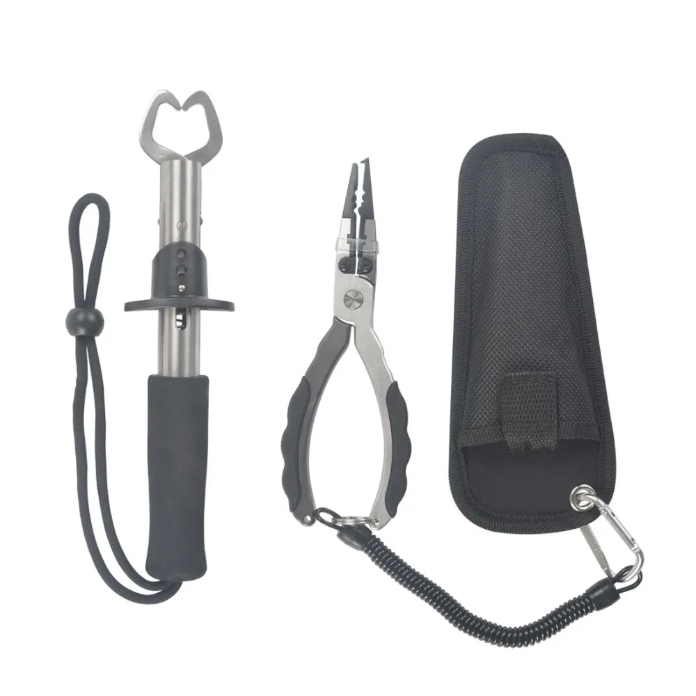 New Fishing Tackle Set Stainless Steel Fish Lip Grip Fish Control with Multifunction Aluminum Pliers for Fishing
New Fishing Tackle Set Stainless Steel Fish Lip Grip Fish Control with Multifunction Aluminum Pliers for Fishing
