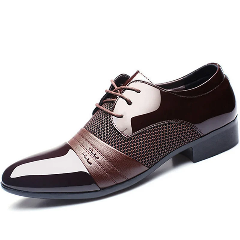 2019 new Business Men Pointed Toe Dress Shoes Mens Patent Leather Black Wedding Shoes Oxford Formal Shoes Big Size fashion shoes
2019 new Business Men Pointed Toe Dress Shoes Mens Patent Leather Black Wedding Shoes Oxford Formal Shoes Big Size fashion shoes