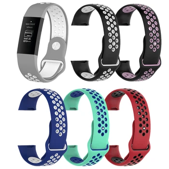 Porous Bicolor Watch Band Bracelet Wrist Strap Replacement Premium Silicone For Fitbit Charge 3 1Pc
Porous Bicolor Watch Band Bracelet Wrist Strap Replacement Premium Silicone For Fitbit Charge 3 1Pc