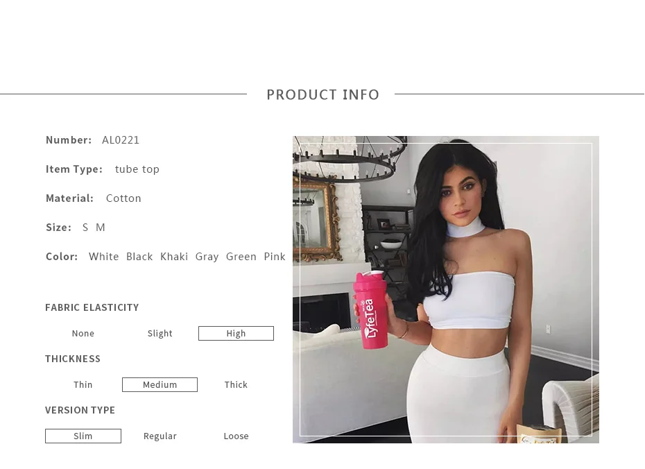 BONJEAN Kyliejenner Fashion Women Stapless Tube Tops Female Bra With Chest Pad 17 Sexy Summer Pink Soft Elastic Bras Bandeau 1