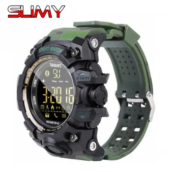 Slimy Bluetooth Clock EX16S Smart Watch Notification Remote Control Pedometer Sport Smartwatch IP67 Waterproof Men's Wristwatch
Slimy Bluetooth Clock EX16S Smart Watch Notification Remote Control Pedometer Sport Smartwatch IP67 Waterproof Men's Wristwatch