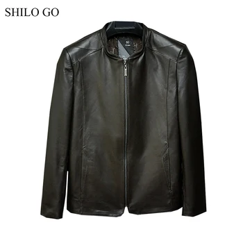 SHILO GO Leather Jacket mens Spring Fashion sheepskin genuine leather coat stand collar Business concise zipper jacket
SHILO GO Leather Jacket mens Spring Fashion sheepskin genuine leather coat stand collar Business concise zipper jacket