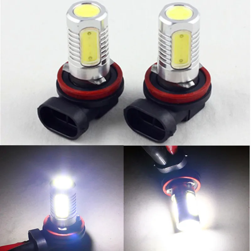 Hot Sale H11 7.5W High Power COB LED Bulb Car Auto Light Source Projector DRL Driving Fog Headlight Lamp Xenon White 2pcs/lot
Hot Sale H11 7.5W High Power COB LED Bulb Car Auto Light Source Projector DRL Driving Fog Headlight Lamp Xenon White 2pcs/lot