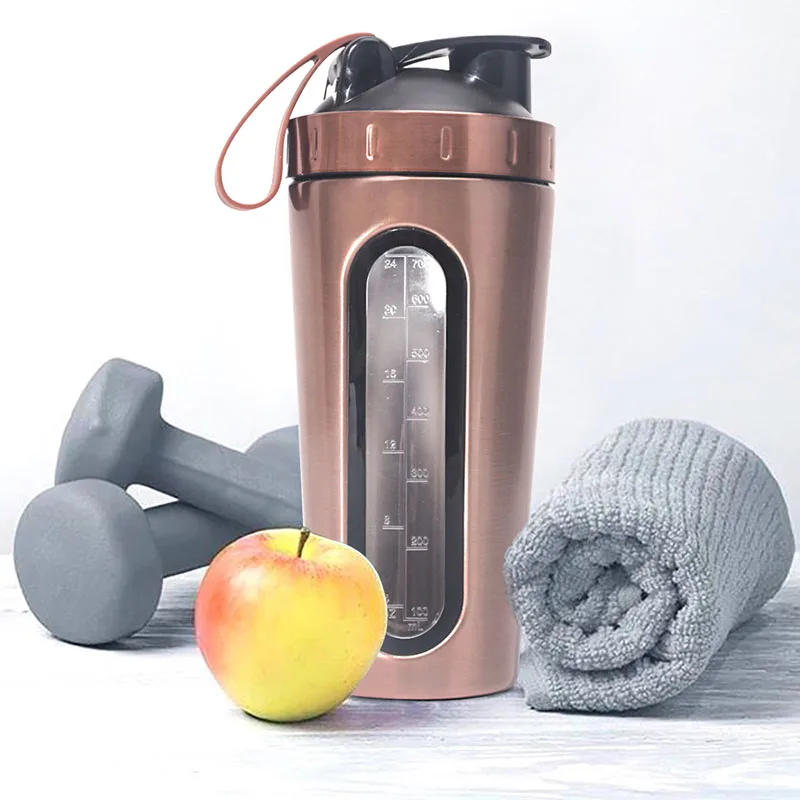 Stainless Steel Protein Shaker Bottle 700ml Gym Fitness Sports Shaker Eco Friendly Water Bottle Protein Powder Mixer BPA Free
Stainless Steel Protein Shaker Bottle 700ml Gym Fitness Sports Shaker Eco Friendly Water Bottle Protein Powder Mixer BPA Free