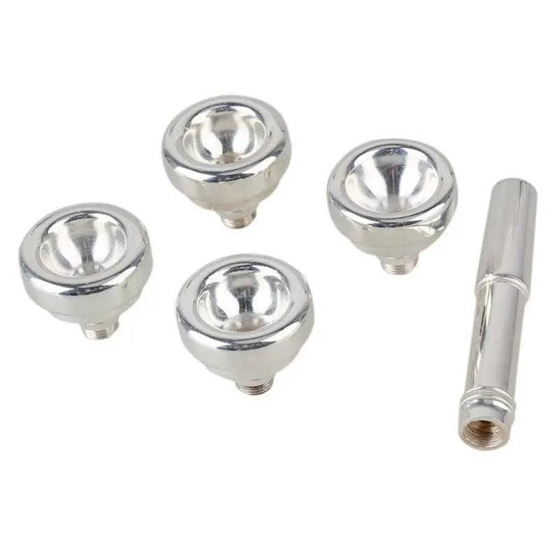 silver Painted Copper Trumpet Mouthpiece 1-1/2C,3C,5C,7C Multi-function Musical Tools
silver Painted Copper Trumpet Mouthpiece 1-1/2C,3C,5C,7C Multi-function Musical Tools