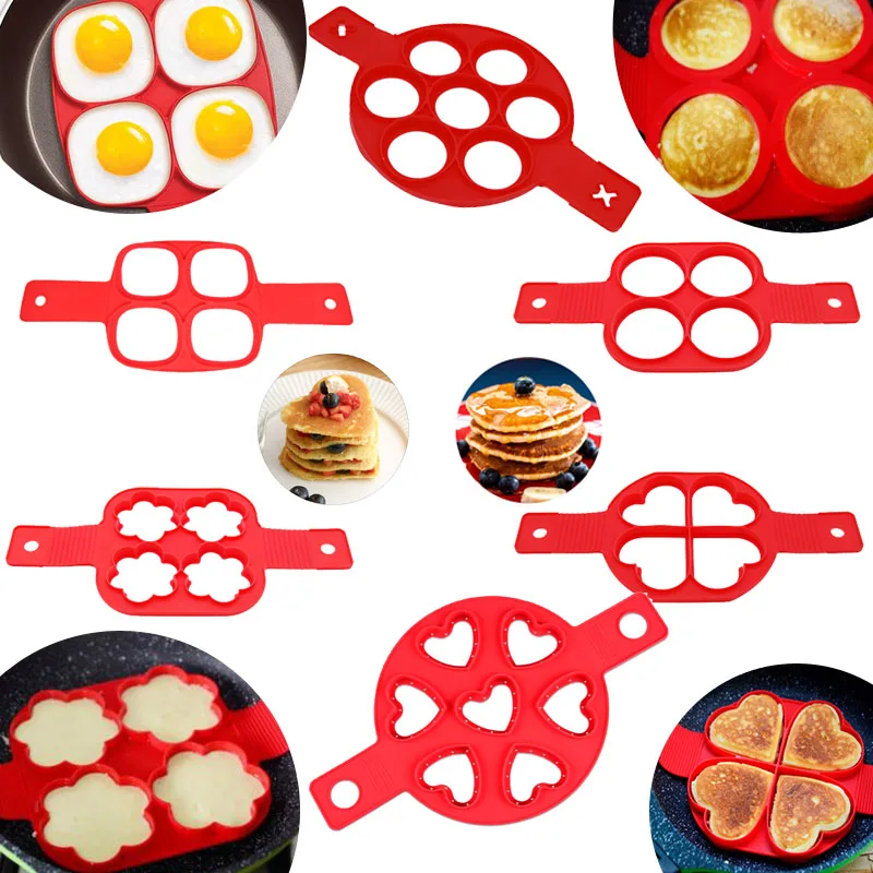 4 Holes 7 Holes Pancake Silicone Mold Circular Fried Egg Mold Nonstick Flip Pancake Maker Omelette Egg Forms Ring Mold Egg Tools
4 Holes 7 Holes Pancake Silicone Mold Circular Fried Egg Mold Nonstick Flip Pancake Maker Omelette Egg Forms Ring Mold Egg Tools