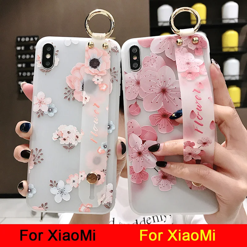 Wrist Strap Soft TPU Case For Redmi K20 Pro Note 7 6 5A 4X Stand Matte Cover For Xiaomi Mi CC9 9 8 5X 6X 3D Relief Flower Coque
Wrist Strap Soft TPU Case For Redmi K20 Pro Note 7 6 5A 4X Stand Matte Cover For Xiaomi Mi CC9 9 8 5X 6X 3D Relief Flower Coque
