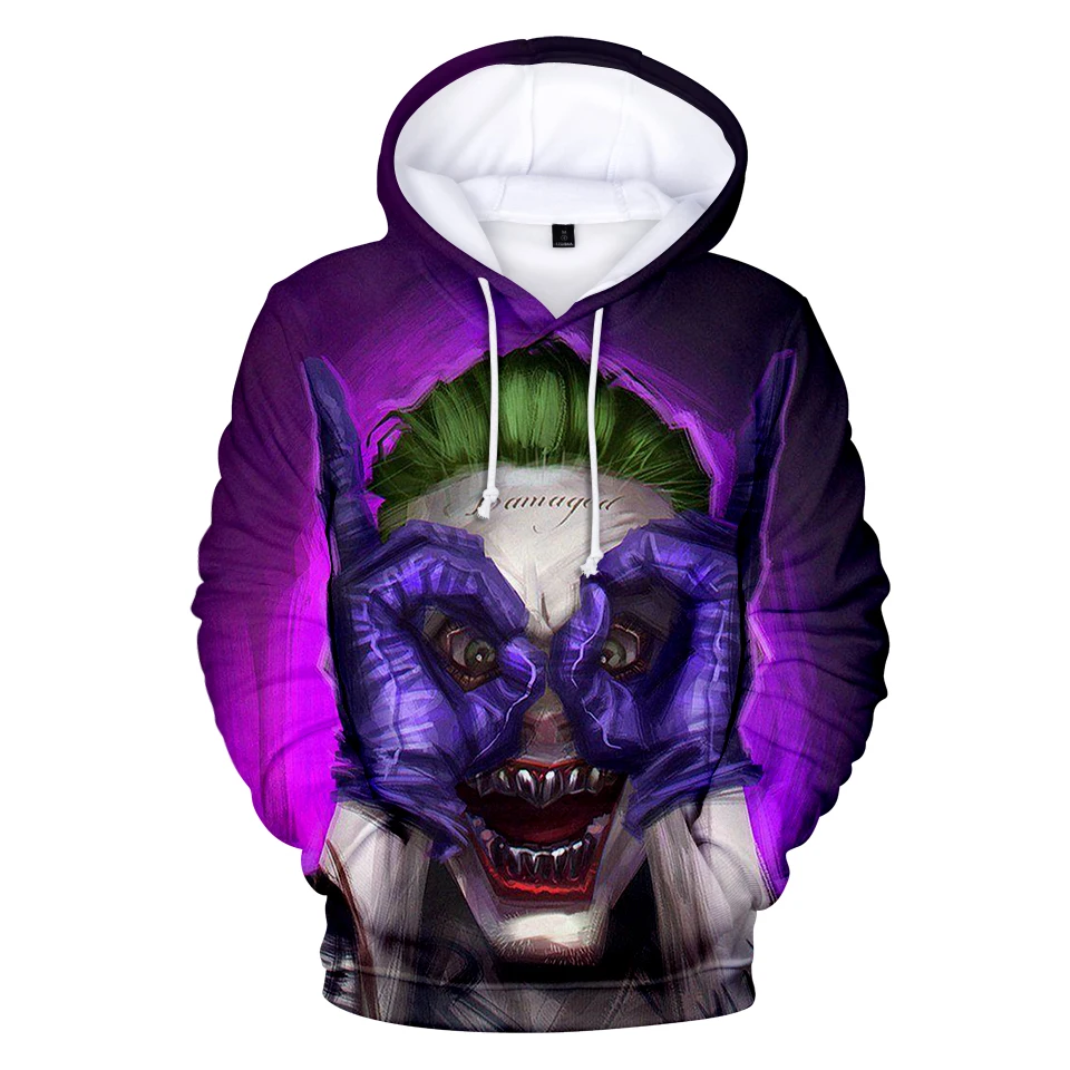 haha joker 3D Print Sweatshirt Hoodies Men and women Hip Hop Funny Autumn Streetwear Hoodies Sweatshirt For Couples Clothes 6