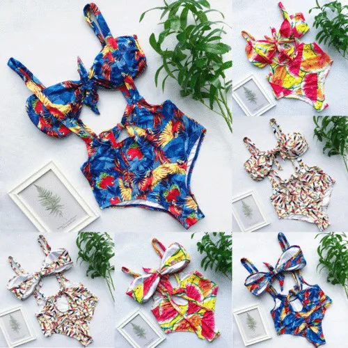 Sexy Women's Ladies Push Up Three-color Printed One Piece Swimsuit Bikini Monokini Swimwear Bathing Suit
Sexy Women's Ladies Push Up Three-color Printed One Piece Swimsuit Bikini Monokini Swimwear Bathing Suit