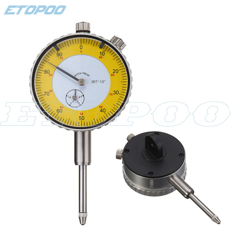 0.001"-1.0" Precision Dial Gauge Test Indicator Professional Lever Scale Meter 0-0.5" Indicators Center Finder Micrometre
0.001"-1.0" Precision Dial Gauge Test Indicator Professional Lever Scale Meter 0-0.5" Indicators Center Finder Micrometre