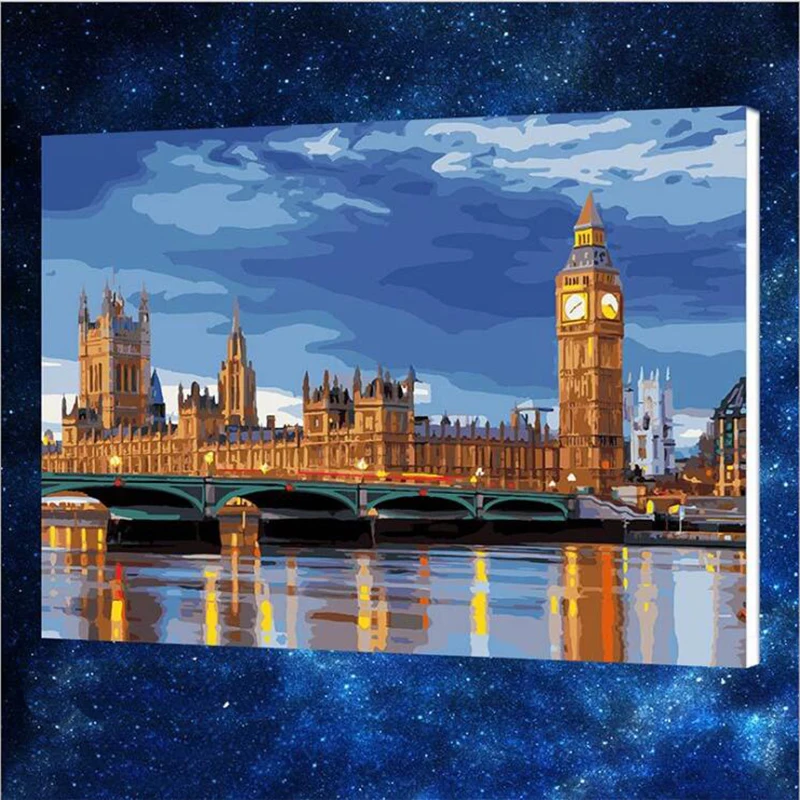 50x65cm Pictures DIY Painting By Numbers Hand Painted Oil On Canvas Wall Painting Home Decoration Big Ben in London r434
50x65cm Pictures DIY Painting By Numbers Hand Painted Oil On Canvas Wall Painting Home Decoration Big Ben in London r434
