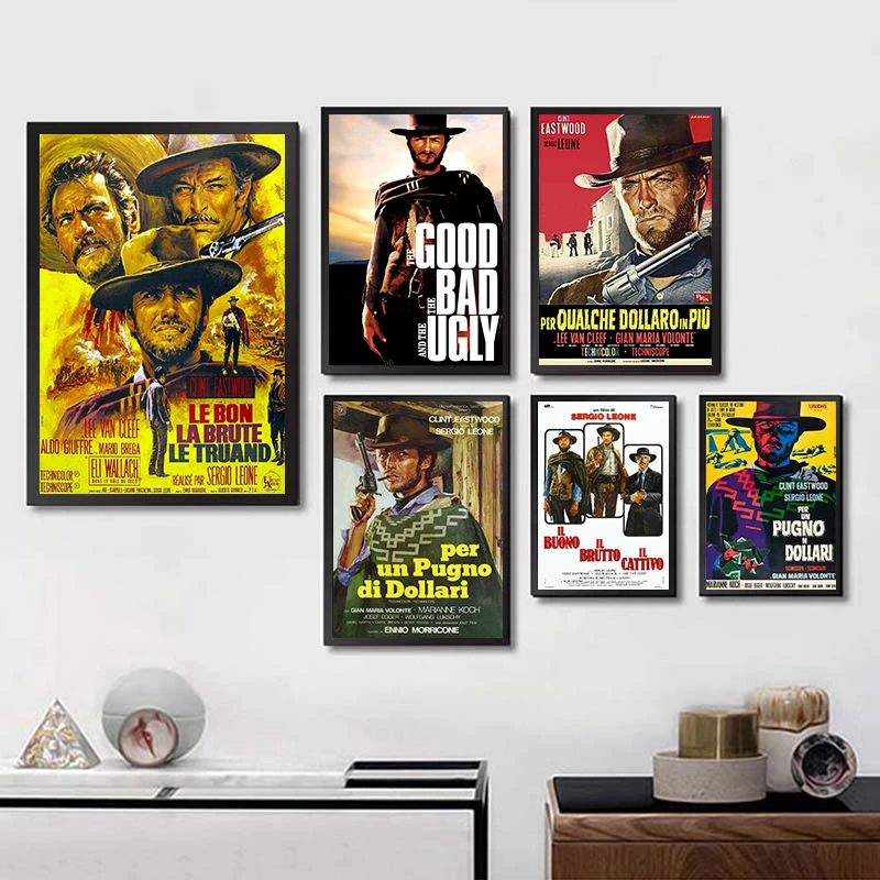 The GOOD The BAD And The UGLY Vintage Movie Coated paper Poster CLINT EASTWOOD For Room Decor Art Brand
The GOOD The BAD And The UGLY Vintage Movie Coated paper Poster CLINT EASTWOOD For Room Decor Art Brand