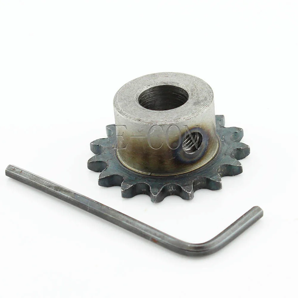 

1 PCS 04C 15 Teeth Sprocket Bore 10mm Metal Pilot Motor Gear Roller Chain Drive 25H 15T 2" for Motorcycle Timing Chain DIY