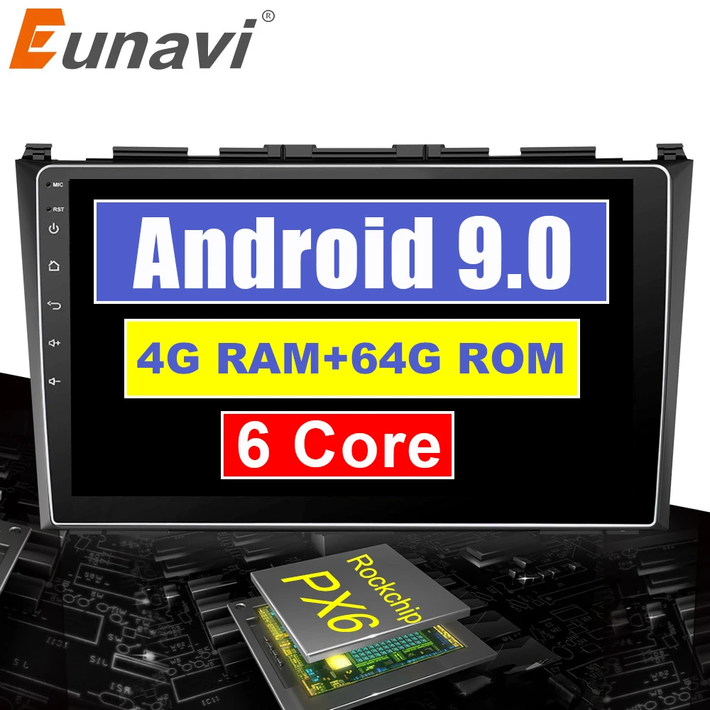 Eunavi Car radio player GPS Navi For Honda CRV 2007-2011 IPS Capacitive screen 1024 *600 +wifi+BT+SWC+RDS+Android 9.0+4G RAM PX6
Eunavi Car radio player GPS Navi For Honda CRV 2007-2011 IPS Capacitive screen 1024 *600 +wifi+BT+SWC+RDS+Android 9.0+4G RAM PX6