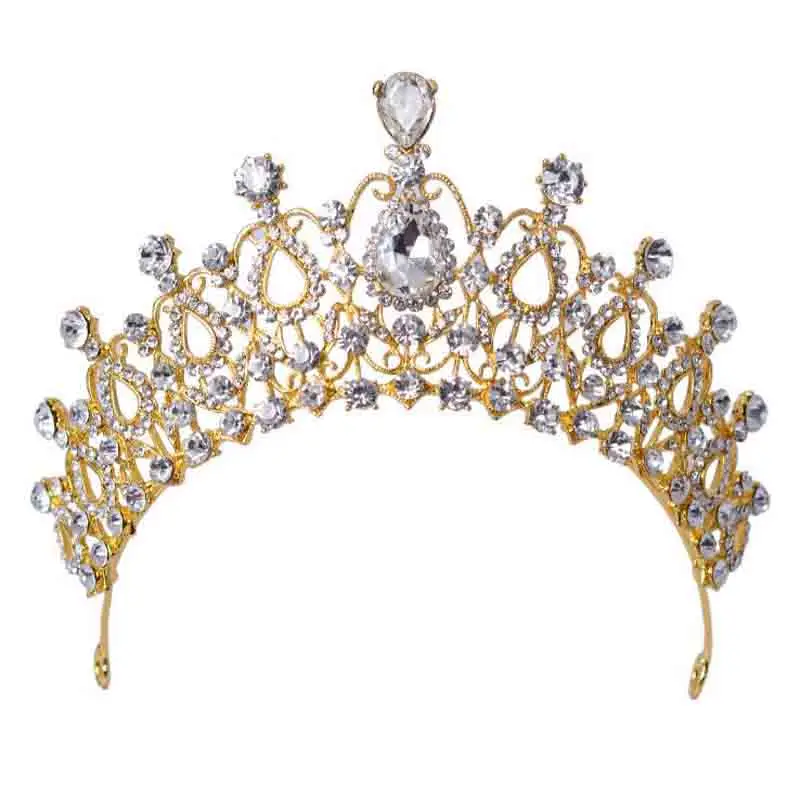 Elegant Crystal Bride Hair Accessories Wedding Tiaras and Crown for sale Rhinestone Pageant Crowns Head Jewelry Hair Ornament
Elegant Crystal Bride Hair Accessories Wedding Tiaras and Crown for sale Rhinestone Pageant Crowns Head Jewelry Hair Ornament