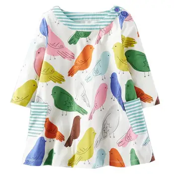 2017 New Kids Lovely Girls Cotton dress fashion Dresses