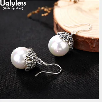 Uglyless Real 925 Sterling Silver Nature Chalcedony Beads Earrings Dangle Women Ethnic Pearls Brincos Jewel Handmade Fine Bijoux
Uglyless Real 925 Sterling Silver Nature Chalcedony Beads Earrings Dangle Women Ethnic Pearls Brincos Jewel Handmade Fine Bijoux