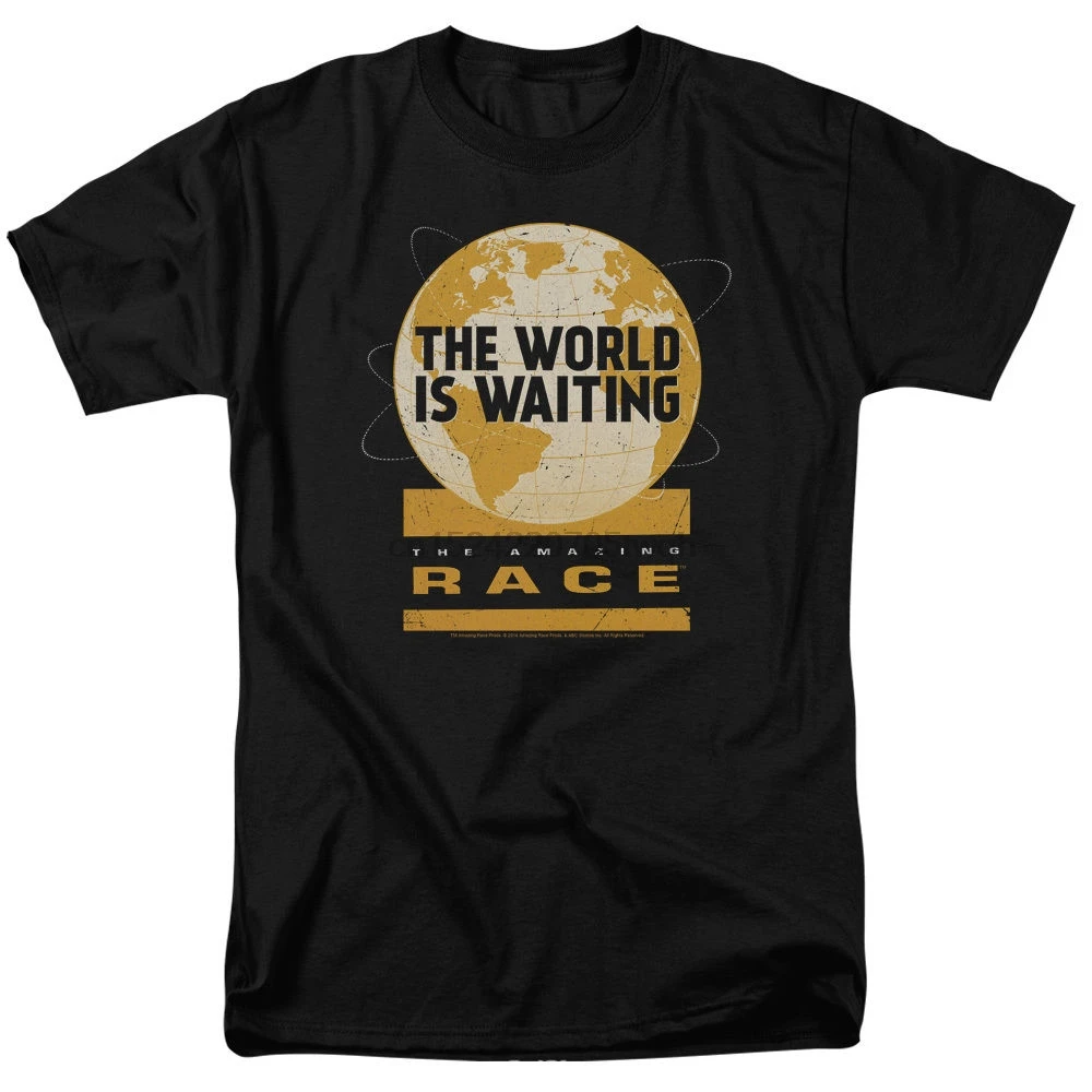 Amazing Race TV Show THE WORLD IS WAITING Adult T-Shirt All Sizes Men High Quality Tees top tee
Amazing Race TV Show THE WORLD IS WAITING Adult T-Shirt All Sizes Men High Quality Tees top tee
