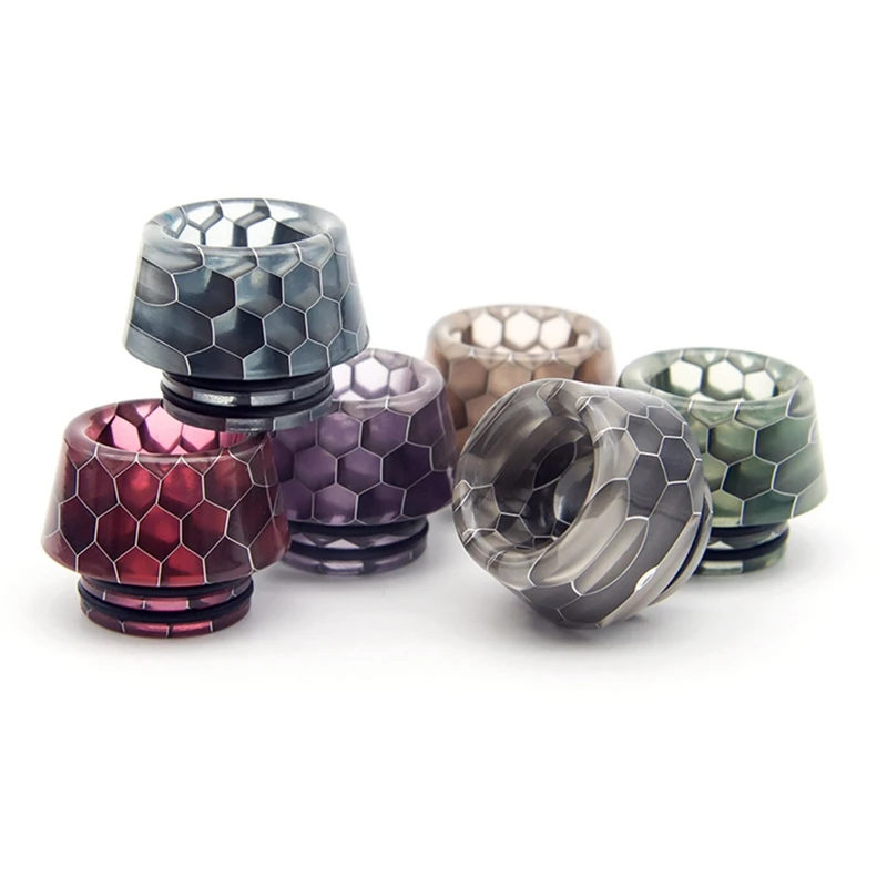 1Pc Epoxy Resin Quick Fitting 810 Mouthpiece Snakeskin Honeycomb Drip Tip Atomizer For V12 Cigarettes Accessories
1Pc Epoxy Resin Quick Fitting 810 Mouthpiece Snakeskin Honeycomb Drip Tip Atomizer For V12 Cigarettes Accessories