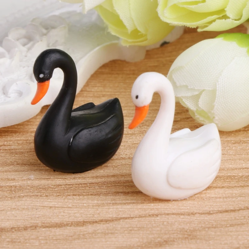 Моделирование животных игрушка черный белый реалистичный украшения в форме
