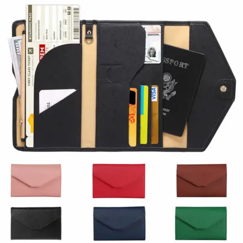 Passport Holder Travel Wallet RFID Blocking Case Cover - Holds Passport / Card Wallet Tri-fold Document Organizer
Passport Holder Travel Wallet RFID Blocking Case Cover - Holds Passport / Card Wallet Tri-fold Document Organizer