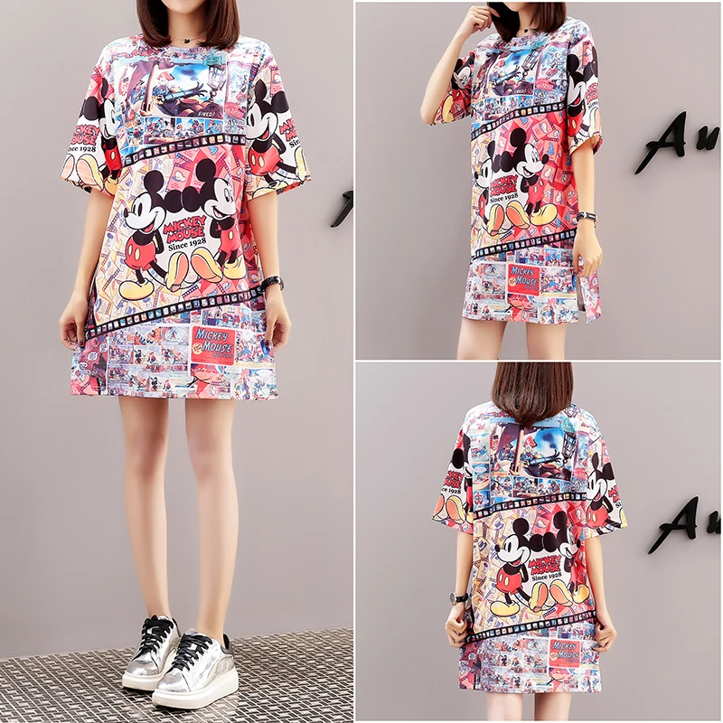 2019 Make European Popular Logo In Thailand In Spring And Summer Millet Rat Printing Short Sleeve Dress Loose Character
2019 Make European Popular Logo In Thailand In Spring And Summer Millet Rat Printing Short Sleeve Dress Loose Character