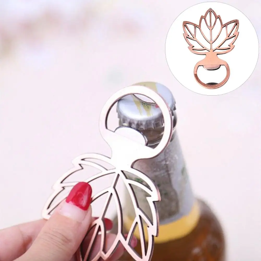 Metal Maple Leaf Design Retro Wine Beer Bottle Opener Handheld Household Bar Tool
Metal Maple Leaf Design Retro Wine Beer Bottle Opener Handheld Household Bar Tool