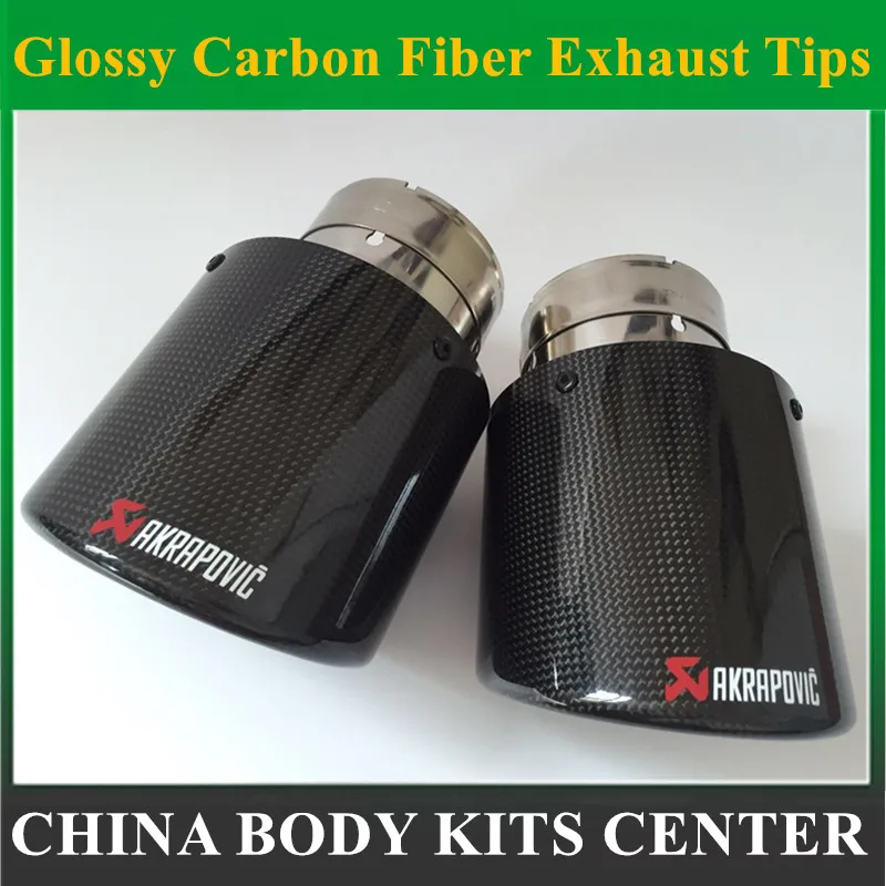 Car Styling 1pcs Inlet 51mm Outlet 114mm Glossy Carbon Fiber Muffler Universal Pipe Tip Tailtip Akrapovic Car Exhaust pipe
Car Styling 1pcs Inlet 51mm Outlet 114mm Glossy Carbon Fiber Muffler Universal Pipe Tip Tailtip Akrapovic Car Exhaust pipe