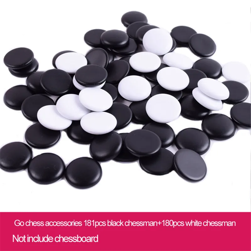 Go chess accessories 181pcs black chessman+180pcs white waterproof chessman total 361pcs Weiqi chess pieces No Chessboard
Go chess accessories 181pcs black chessman+180pcs white waterproof chessman total 361pcs Weiqi chess pieces No Chessboard