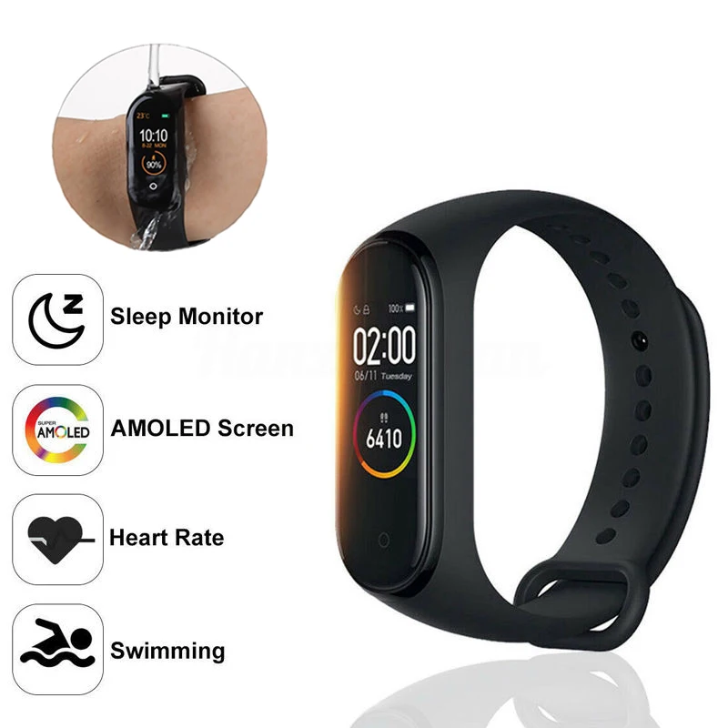 M4 Smart Band Waterproof Sports Bracelet Watch Blood Pressure Measurement Heart Rate Monitor Fitness Tracker Wristband PK M3 man
M4 Smart Band Waterproof Sports Bracelet Watch Blood Pressure Measurement Heart Rate Monitor Fitness Tracker Wristband PK M3 man