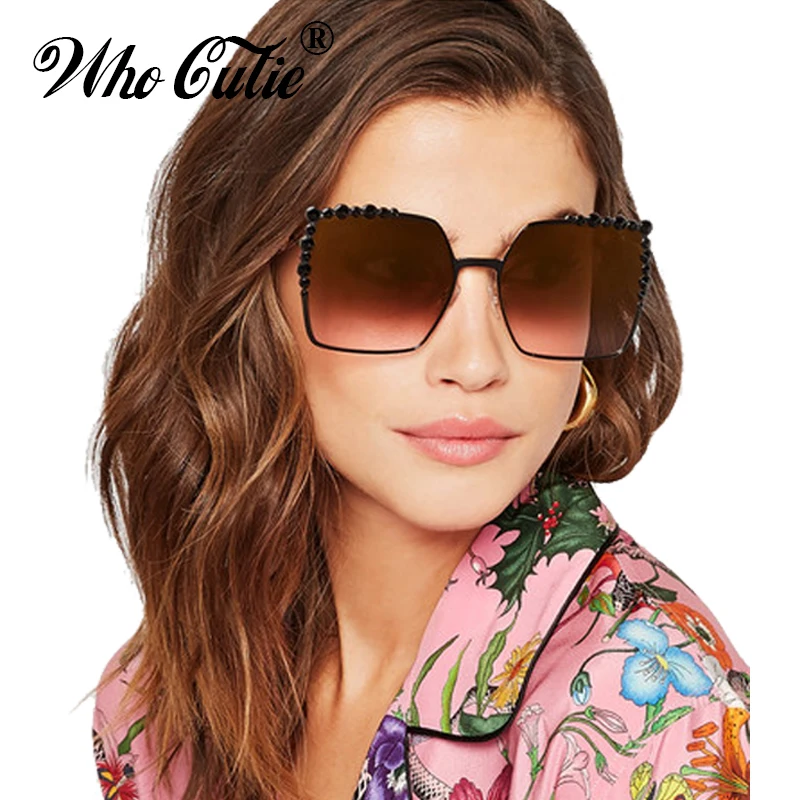 WHO CUTIE 2018 Oversized Metal Square Sunglasses Cool Men Women Retro Vintage Big Frame Sun Glasses Shades oculos OM343
WHO CUTIE 2018 Oversized Metal Square Sunglasses Cool Men Women Retro Vintage Big Frame Sun Glasses Shades oculos OM343