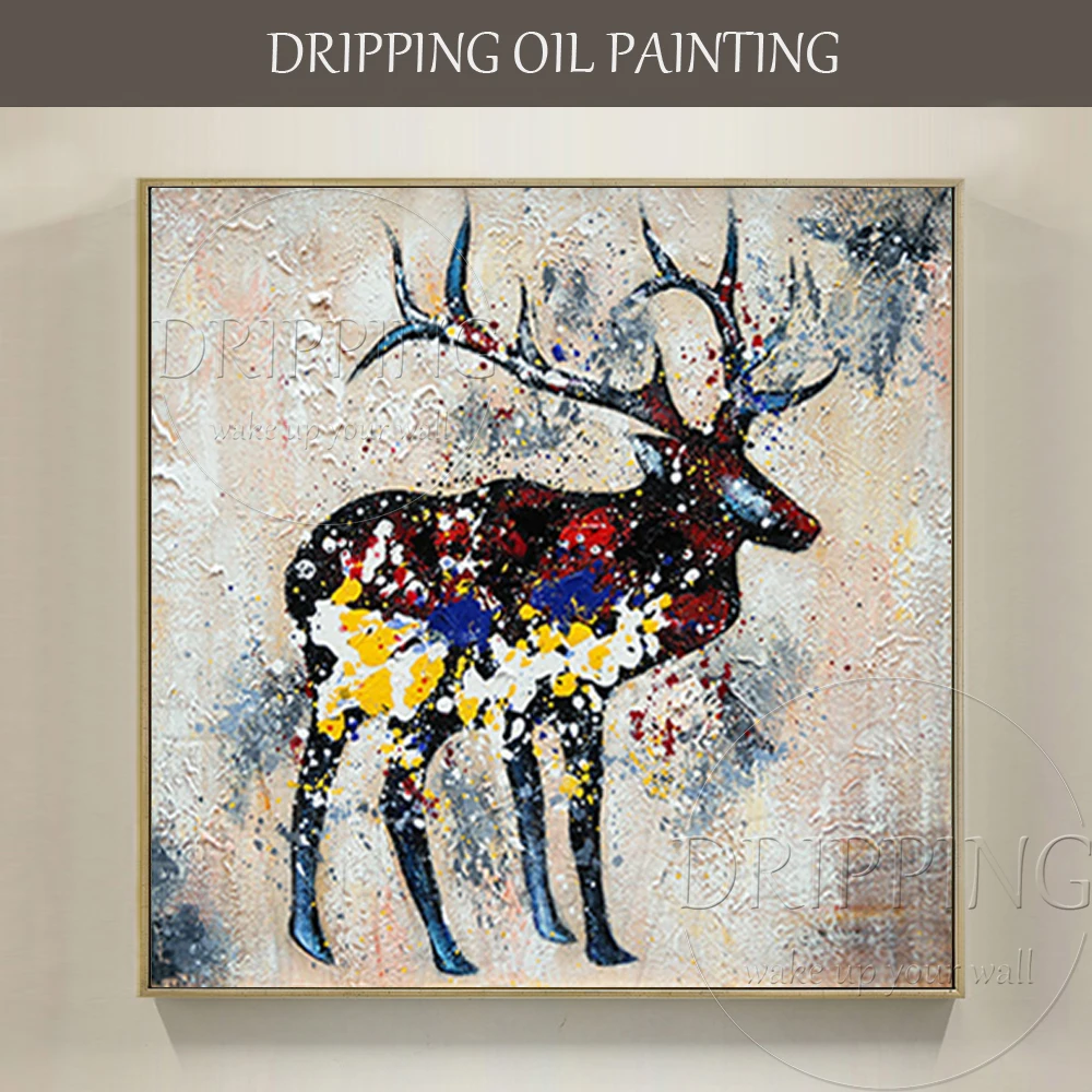 Expert Artist Hand-painted High Quality Abstract Nordic Deer Oil Painting on Canvas Abstract Nordic Animal Deer Oil Painting
Expert Artist Hand-painted High Quality Abstract Nordic Deer Oil Painting on Canvas Abstract Nordic Animal Deer Oil Painting