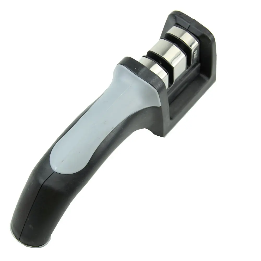 Household Handle Type Knife Sharpener 2 Stages Hard Carbide Ceramic Sharpening Stone Handle 19x5x6cm
Household Handle Type Knife Sharpener 2 Stages Hard Carbide Ceramic Sharpening Stone Handle 19x5x6cm