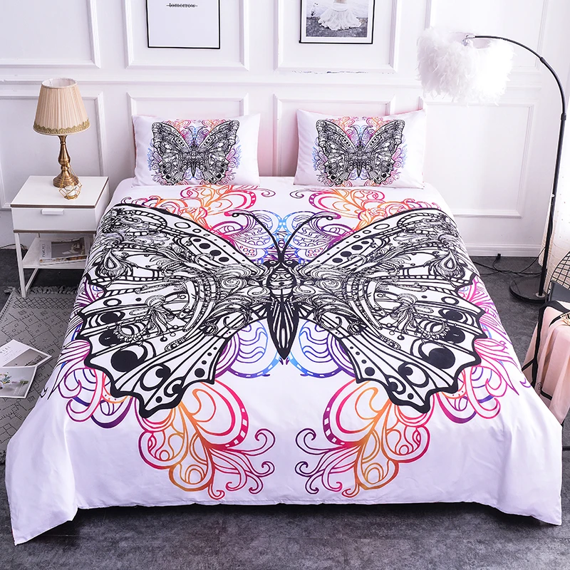 ZEIMON Mandala Bedding Set 3D Butterfly Print Bedroom Decor Bedspread Queen Size Duvet Cover Pillowcase Home Textiles
ZEIMON Mandala Bedding Set 3D Butterfly Print Bedroom Decor Bedspread Queen Size Duvet Cover Pillowcase Home Textiles