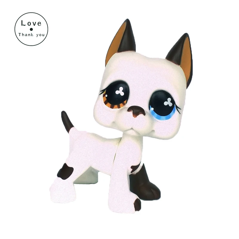 GREAT DANE Dog pet shop lps toys White Puppy With Blue Brown Flowers Eyes #577 Real Standing Animal Figure
GREAT DANE Dog pet shop lps toys White Puppy With Blue Brown Flowers Eyes #577 Real Standing Animal Figure