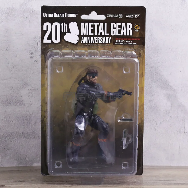 5pcs/lot Metal Gear Solid 20th Anniversary SNAKE - MGS 4 Ultra Detail Figure Collectible Model Toy
5pcs/lot Metal Gear Solid 20th Anniversary SNAKE - MGS 4 Ultra Detail Figure Collectible Model Toy