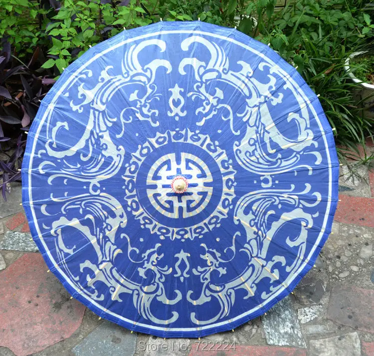 Dia 84cm Chinese Ancient Blue and White Paraguas Traditional Handmade Dance Parasol Cosplay Props Decrotion Oilpaper Umbrella
Dia 84cm Chinese Ancient Blue and White Paraguas Traditional Handmade Dance Parasol Cosplay Props Decrotion Oilpaper Umbrella