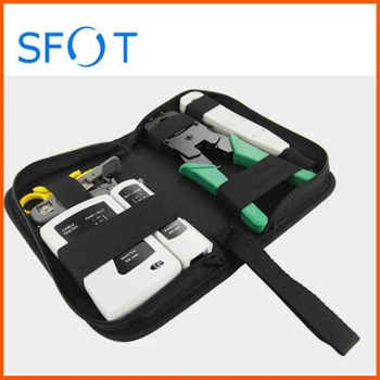 5pcs/set Optical fiber Toolkit Networking Installer Tool Network Tool Kit Cable Tester Crimper Stripper Set web tool bag
5pcs/set Optical fiber Toolkit Networking Installer Tool Network Tool Kit Cable Tester Crimper Stripper Set web tool bag