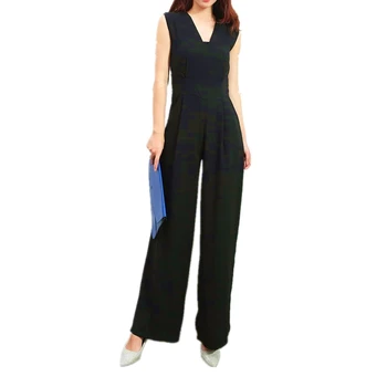 Summer 2019 Office Lady Female Elegant Long Wide Leg ukraine romper Jumpsuit For V Neck Sleeveless overalls Bodysuits
Summer 2019 Office Lady Female Elegant Long Wide Leg ukraine romper Jumpsuit For V Neck Sleeveless overalls Bodysuits