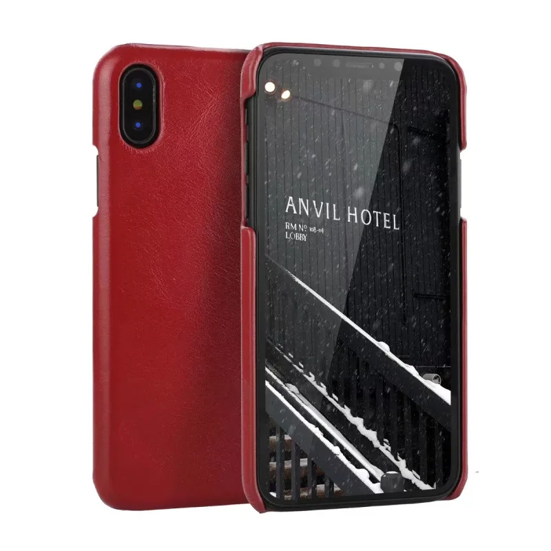 Ультратонкий матовый защитный чехол из натуральной кожи для iPhone 6 6s 7 | Мобильные
