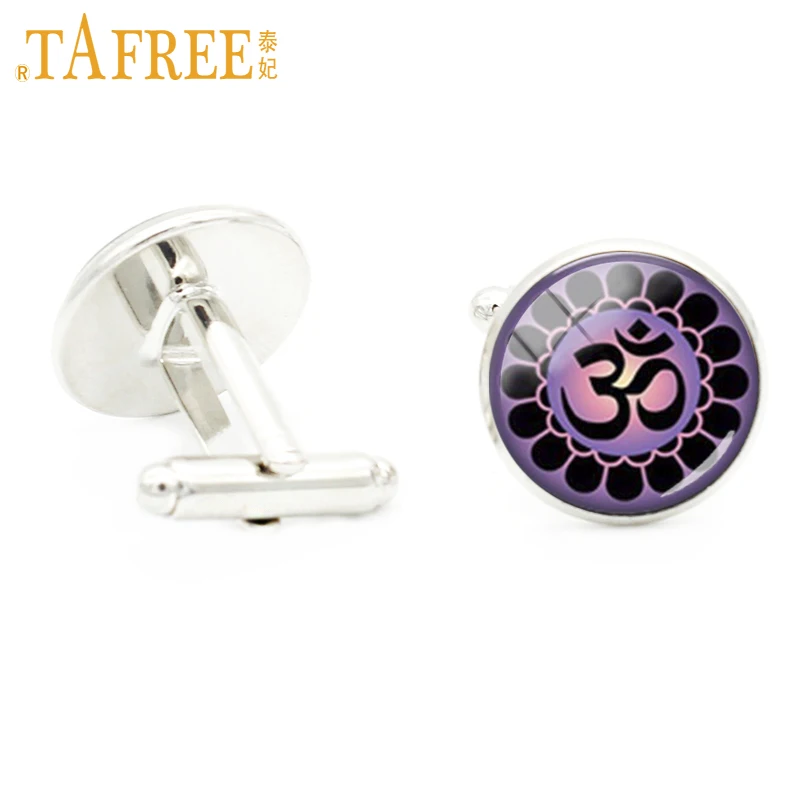 TAFREE Mandala Yoga OM Symbol Cufflinks Retro Handmade Cuff Link round glass Sacred Geometry Buddhism Spiritual jewelry H468
TAFREE Mandala Yoga OM Symbol Cufflinks Retro Handmade Cuff Link round glass Sacred Geometry Buddhism Spiritual jewelry H468