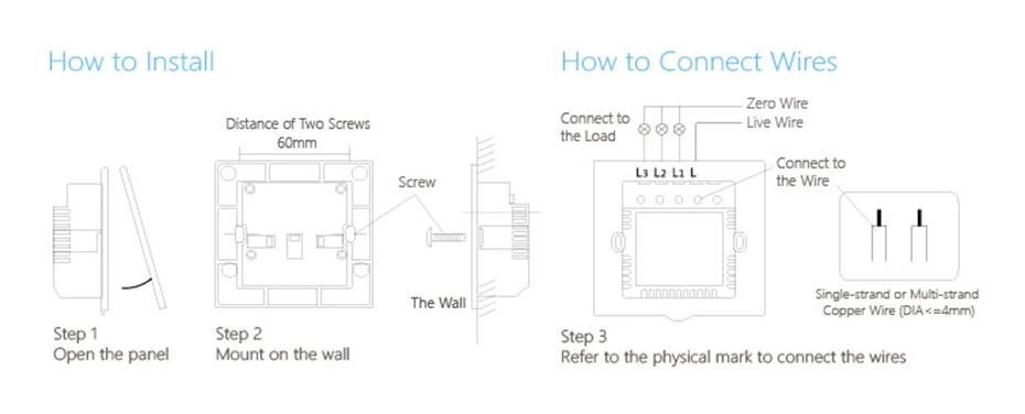 Broadlink TC2 EU Standard Wall Light lamps Switch (12)