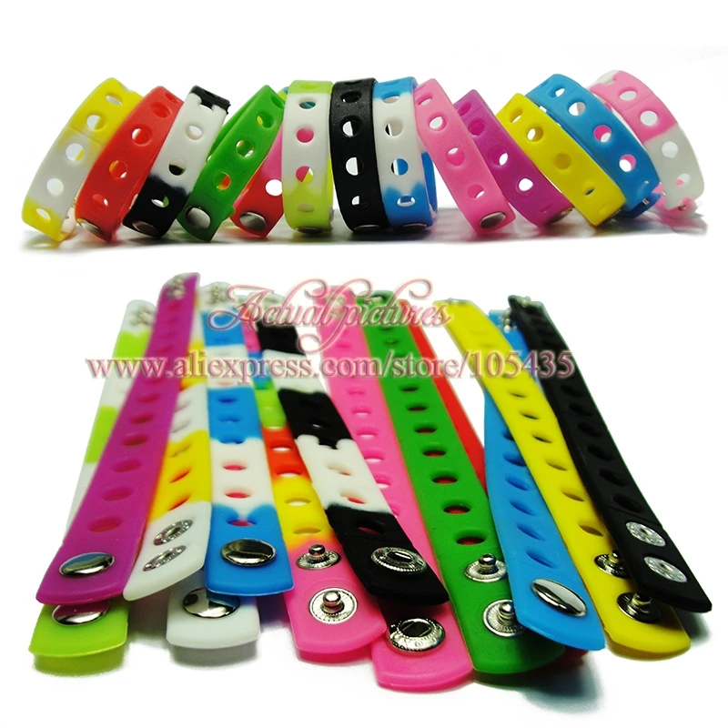 Wholesale 500pcs 17 Colors Silicone Bracelet Wristband 18cm Fit Shoe croc Buckle shoe charms shoe accessories kids party gift
Wholesale 500pcs 17 Colors Silicone Bracelet Wristband 18cm Fit Shoe croc Buckle shoe charms shoe accessories kids party gift