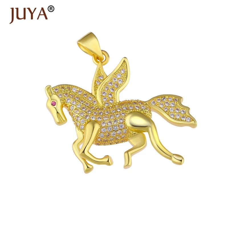 Animal Horse Charm Pendant For Jewelry Making, Copper metal micro pave zircon rhinestone, Gold Silver Rose Gold,26mm*31mm,1 pcs
Animal Horse Charm Pendant For Jewelry Making, Copper metal micro pave zircon rhinestone, Gold Silver Rose Gold,26mm*31mm,1 pcs