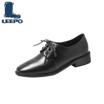 Oxford Shoes for Women Off White Genuine Leather Round Toe Lace-Up Solid Flat Shoes Beauty Elegant Black Oxford Feminino
Oxford Shoes for Women Off White Genuine Leather Round Toe Lace-Up Solid Flat Shoes Beauty Elegant Black Oxford Feminino