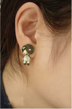 Fashion Hot Sale New Style Retro Vintage Lovely Cute Doll Girl Fashion Stud Earrings E100
Fashion Hot Sale New Style Retro Vintage Lovely Cute Doll Girl Fashion Stud Earrings E100